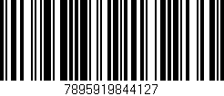 Código de barras (EAN, GTIN, SKU, ISBN): '7895919844127'