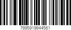 Código de barras (EAN, GTIN, SKU, ISBN): '7895919844561'