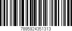 Código de barras (EAN, GTIN, SKU, ISBN): '7895924351313'