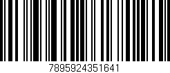 Código de barras (EAN, GTIN, SKU, ISBN): '7895924351641'