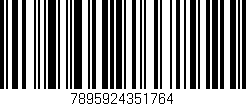 Código de barras (EAN, GTIN, SKU, ISBN): '7895924351764'