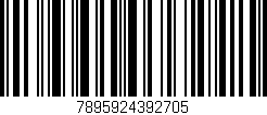 Código de barras (EAN, GTIN, SKU, ISBN): '7895924392705'