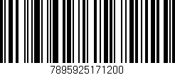 Código de barras (EAN, GTIN, SKU, ISBN): '7895925171200'