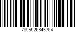 Código de barras (EAN, GTIN, SKU, ISBN): '7895928645784'