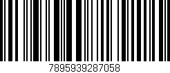 Código de barras (EAN, GTIN, SKU, ISBN): '7895939287058'