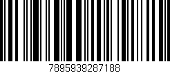 Código de barras (EAN, GTIN, SKU, ISBN): '7895939287188'