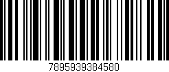 Código de barras (EAN, GTIN, SKU, ISBN): '7895939384580'