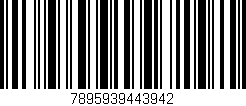 Código de barras (EAN, GTIN, SKU, ISBN): '7895939443942'