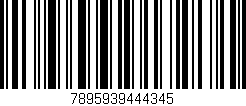 Código de barras (EAN, GTIN, SKU, ISBN): '7895939444345'