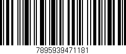 Código de barras (EAN, GTIN, SKU, ISBN): '7895939471181'