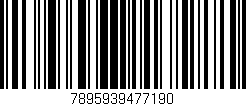 Código de barras (EAN, GTIN, SKU, ISBN): '7895939477190'