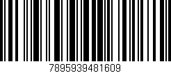 Código de barras (EAN, GTIN, SKU, ISBN): '7895939481609'