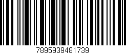 Código de barras (EAN, GTIN, SKU, ISBN): '7895939481739'