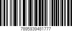 Código de barras (EAN, GTIN, SKU, ISBN): '7895939481777'