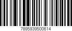 Código de barras (EAN, GTIN, SKU, ISBN): '7895939500614'