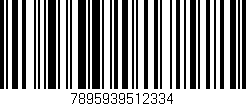 Código de barras (EAN, GTIN, SKU, ISBN): '7895939512334'