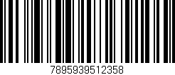 Código de barras (EAN, GTIN, SKU, ISBN): '7895939512358'