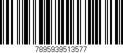 Código de barras (EAN, GTIN, SKU, ISBN): '7895939513577'