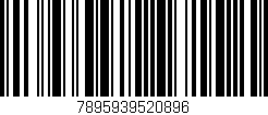 Código de barras (EAN, GTIN, SKU, ISBN): '7895939520896'