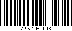 Código de barras (EAN, GTIN, SKU, ISBN): '7895939523316'