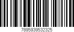 Código de barras (EAN, GTIN, SKU, ISBN): '7895939532325'