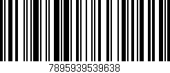 Código de barras (EAN, GTIN, SKU, ISBN): '7895939539638'