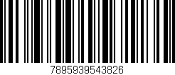 Código de barras (EAN, GTIN, SKU, ISBN): '7895939543826'