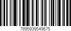 Código de barras (EAN, GTIN, SKU, ISBN): '7895939549675'