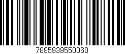 Código de barras (EAN, GTIN, SKU, ISBN): '7895939550060'