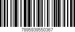 Código de barras (EAN, GTIN, SKU, ISBN): '7895939550367'