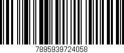 Código de barras (EAN, GTIN, SKU, ISBN): '7895939724058'