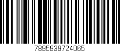 Código de barras (EAN, GTIN, SKU, ISBN): '7895939724065'