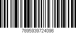 Código de barras (EAN, GTIN, SKU, ISBN): '7895939724096'