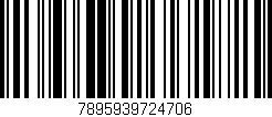 Código de barras (EAN, GTIN, SKU, ISBN): '7895939724706'