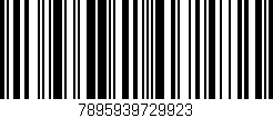 Código de barras (EAN, GTIN, SKU, ISBN): '7895939729923'