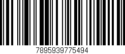 Código de barras (EAN, GTIN, SKU, ISBN): '7895939775494'