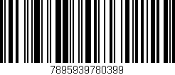 Código de barras (EAN, GTIN, SKU, ISBN): '7895939780399'
