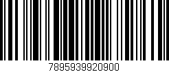Código de barras (EAN, GTIN, SKU, ISBN): '7895939920900'