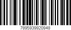 Código de barras (EAN, GTIN, SKU, ISBN): '7895939920948'