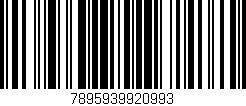 Código de barras (EAN, GTIN, SKU, ISBN): '7895939920993'