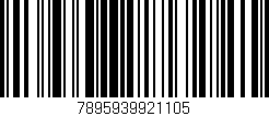 Código de barras (EAN, GTIN, SKU, ISBN): '7895939921105'