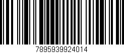 Código de barras (EAN, GTIN, SKU, ISBN): '7895939924014'