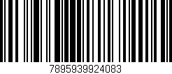 Código de barras (EAN, GTIN, SKU, ISBN): '7895939924083'