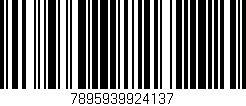 Código de barras (EAN, GTIN, SKU, ISBN): '7895939924137'