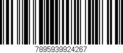 Código de barras (EAN, GTIN, SKU, ISBN): '7895939924267'