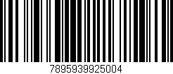 Código de barras (EAN, GTIN, SKU, ISBN): '7895939925004'