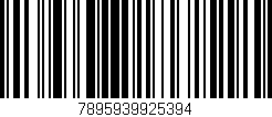 Código de barras (EAN, GTIN, SKU, ISBN): '7895939925394'