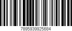 Código de barras (EAN, GTIN, SKU, ISBN): '7895939925684'