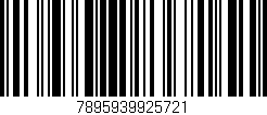 Código de barras (EAN, GTIN, SKU, ISBN): '7895939925721'