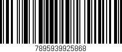 Código de barras (EAN, GTIN, SKU, ISBN): '7895939925868'